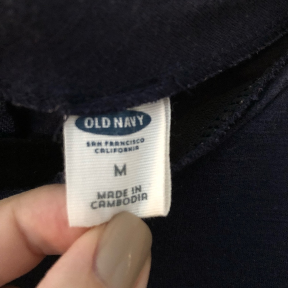 Navy dress w/pockets - Picture 4 of 4